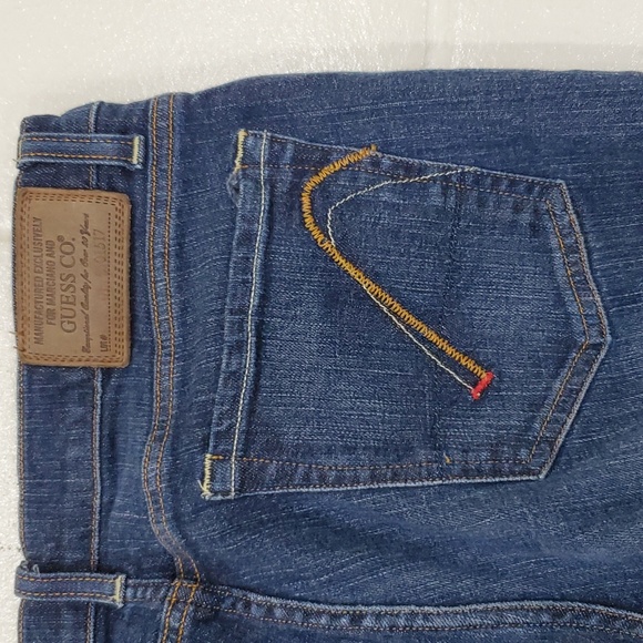 Marciano and Guess Co. jeans women's size 32 bootcut stretch mid rise dark wash - Picture 3 of 12